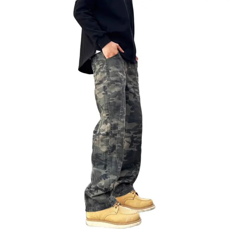 KVIV Jeans Men Camouflage -2