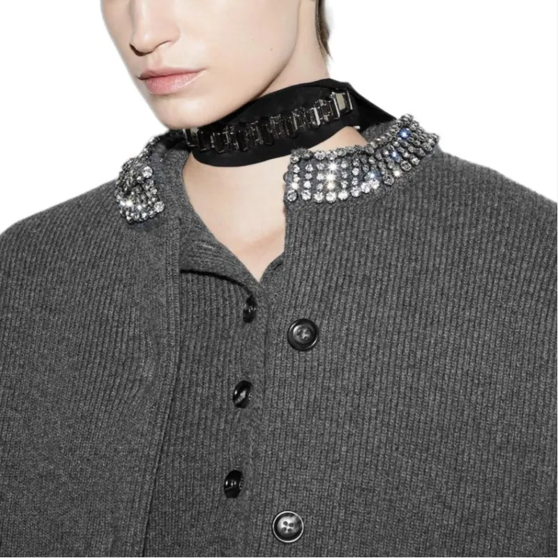 GUCCI Padded Rib Cardigan-7