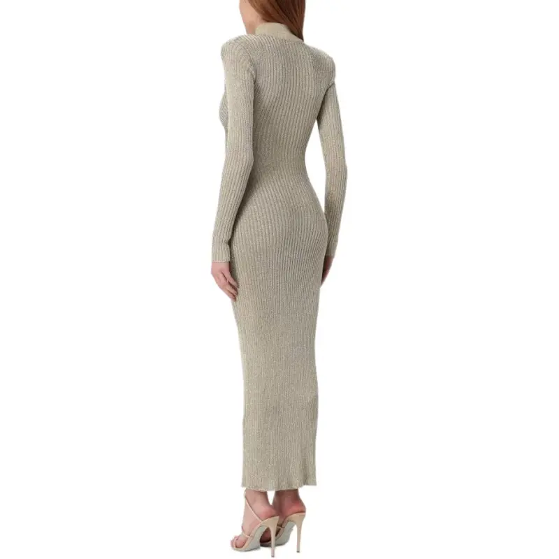 Self portrait Lurex Knitted Maxi Dress-3