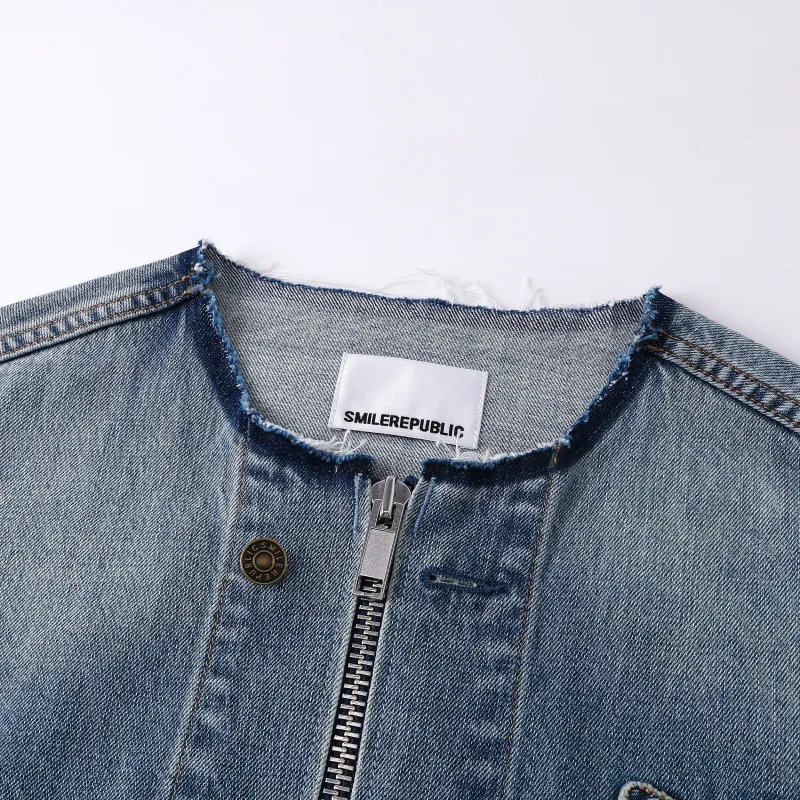 SMILEREPUBLIC Denim Jacket Unisex-2