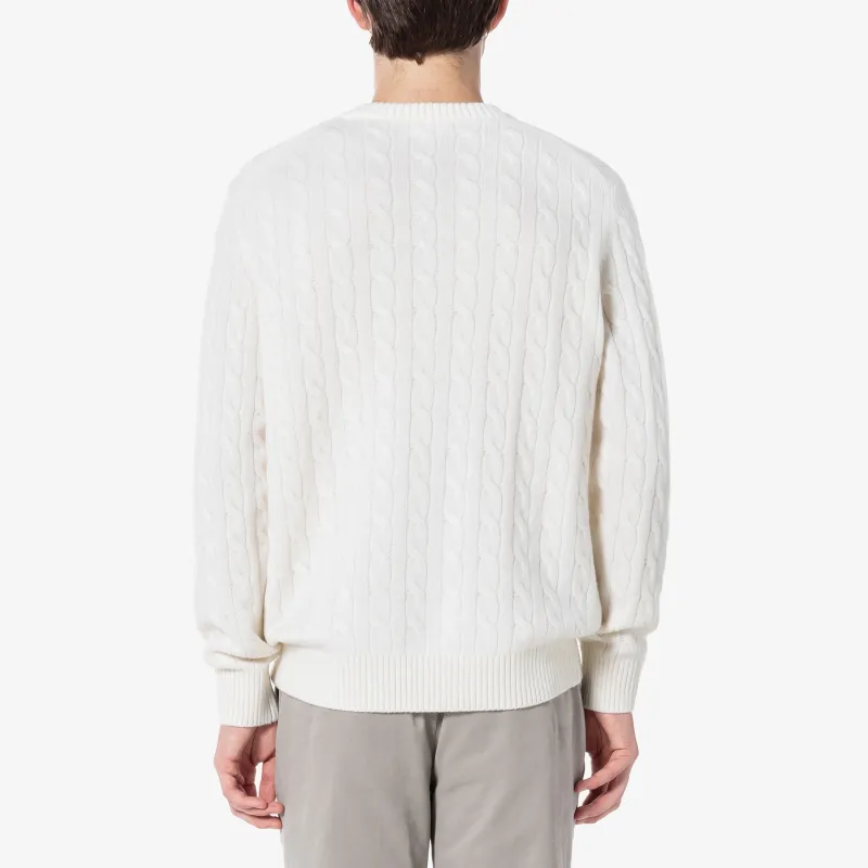 LACOSTE Sweater Men's Cream White-2