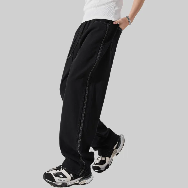 ALL IN Casual Pants Men's Dazzle Black-1