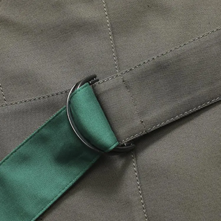 FILA Trench Coats Women's Dark Green Tea-4