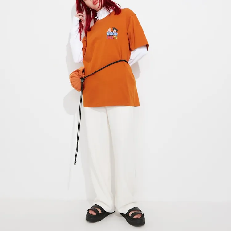 UNIQLO x LONGZHU,LIANMINGKUAN SS23 T Shirt Unisex Orange-2