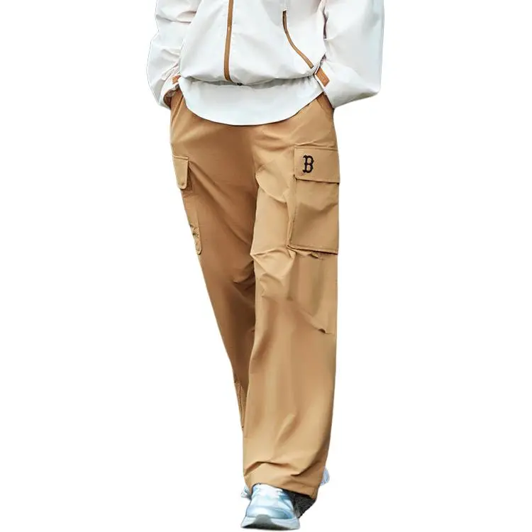 MLB Basic Boston Red Sox Cargo Pants Men's Beige Yellow-2