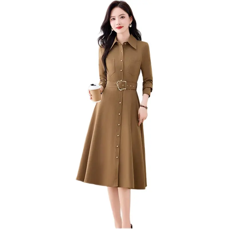 Fele.d Long Sleeved Dress Women's-5