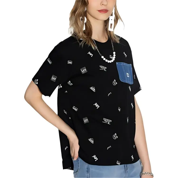 Lee T Shirts Women's Black-2