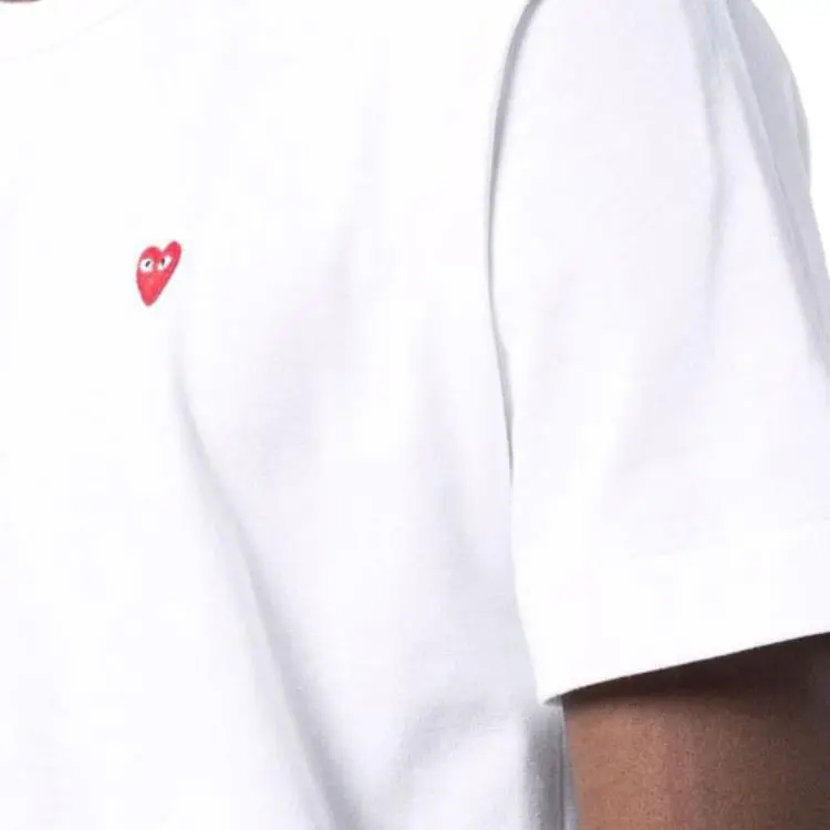 CDG Play T Shirts Women's White-1