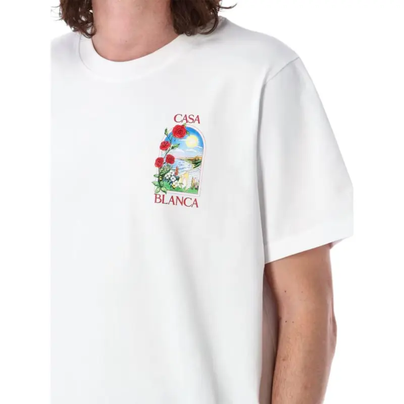 CASABLANCA La Days Printed T Shirt-4