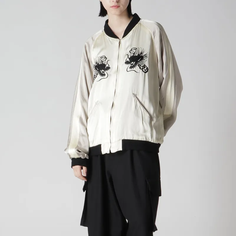 Yohji Yamamoto Sukajan Long-sleeves Bomber Jacket-6