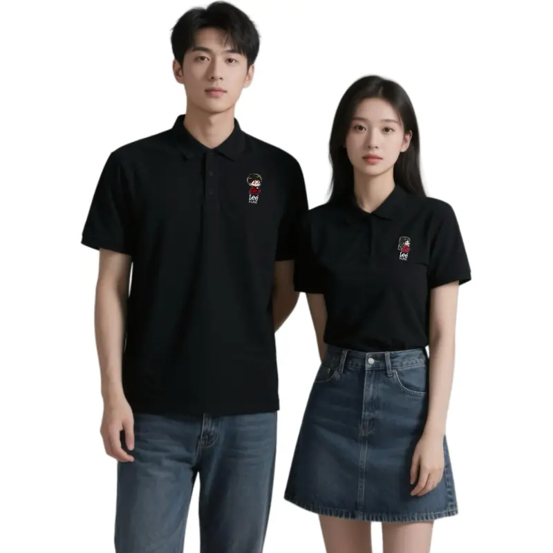 Lee Polo Shirts Men Black-4