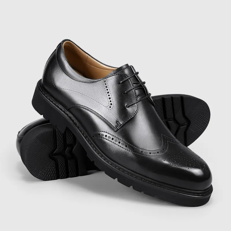 GOLDLION Dress Shoes Men's Black-2