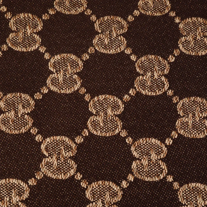 GUCCI Knit Scarves Men's Coffee Brown-2