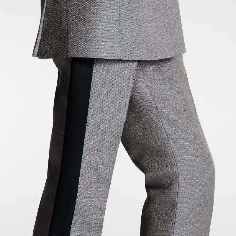 LOUIS VUITTON Side Accent Tailored Pants-4
