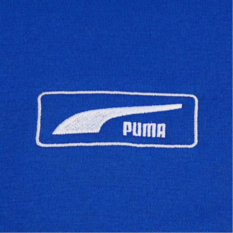 PUMA Sweatshirts Men Blue White-3