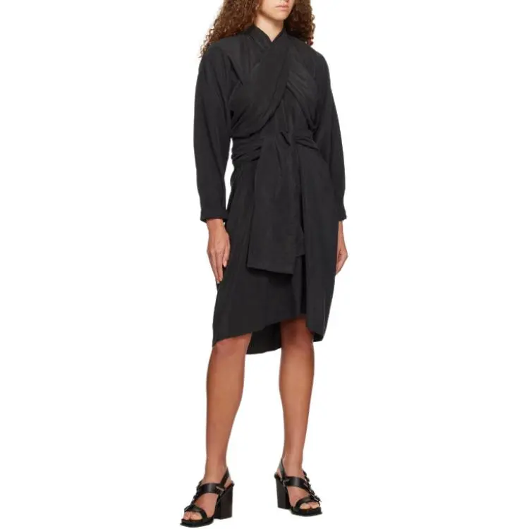 Lemaire Long Sleeved Dress Women's Black-2