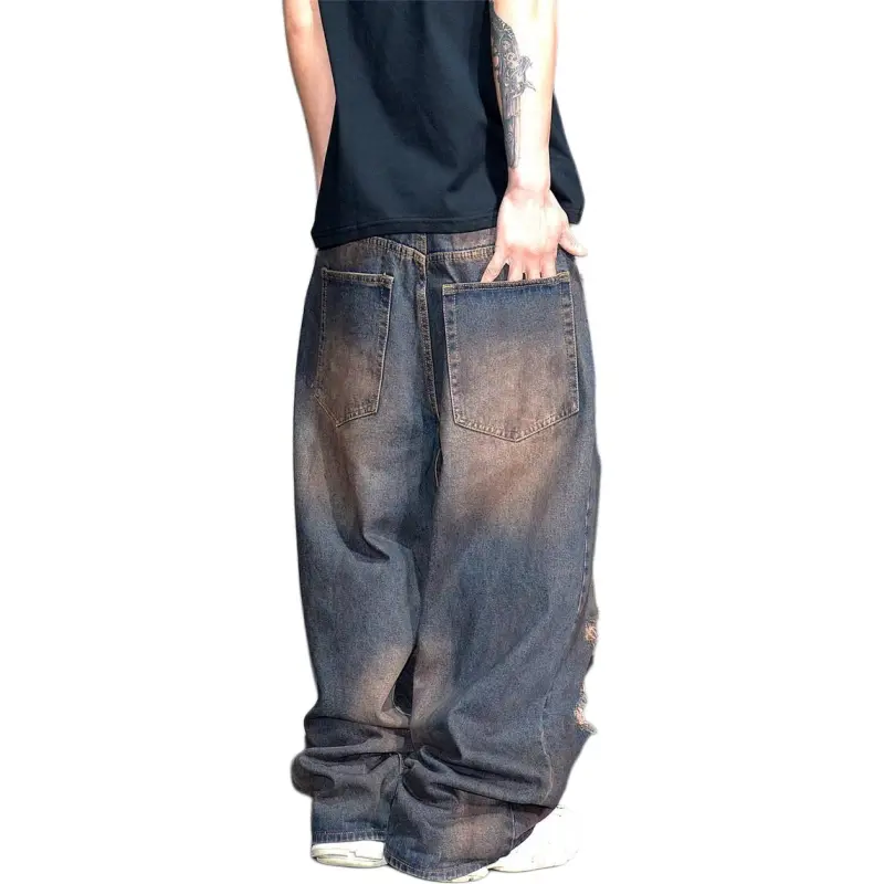 SZSX Cargo Pants Unisex Dark Blue-1