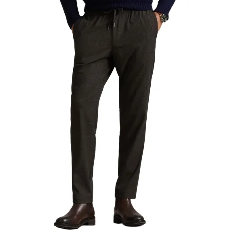Polo Ralph Lauren Casual Pants Men's Brown Plaid-3