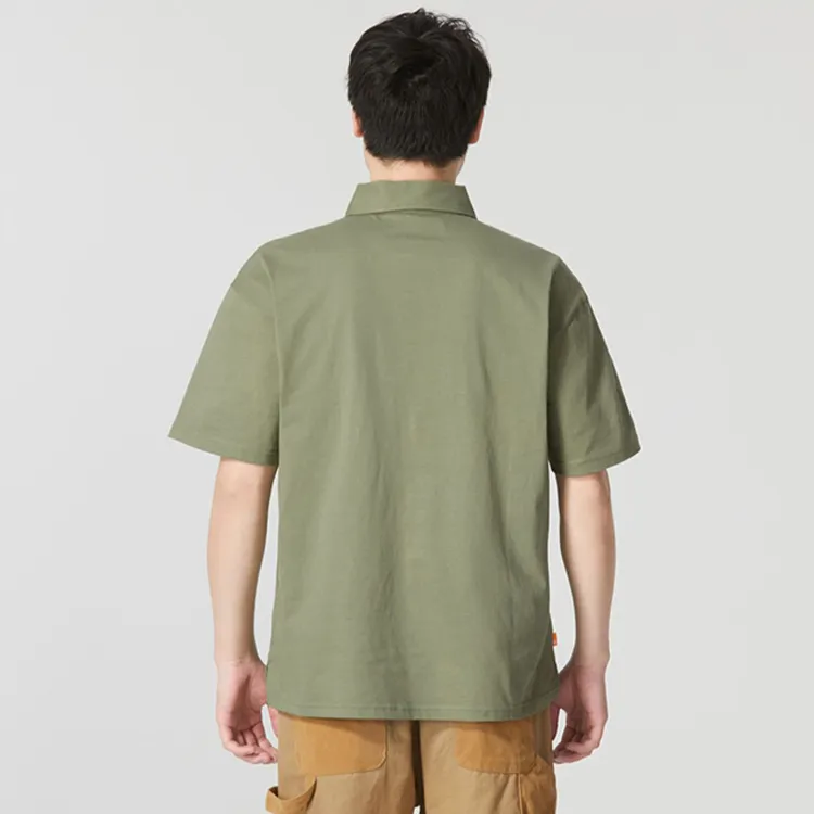 Timberland Polo Shirts Men Army Green-3