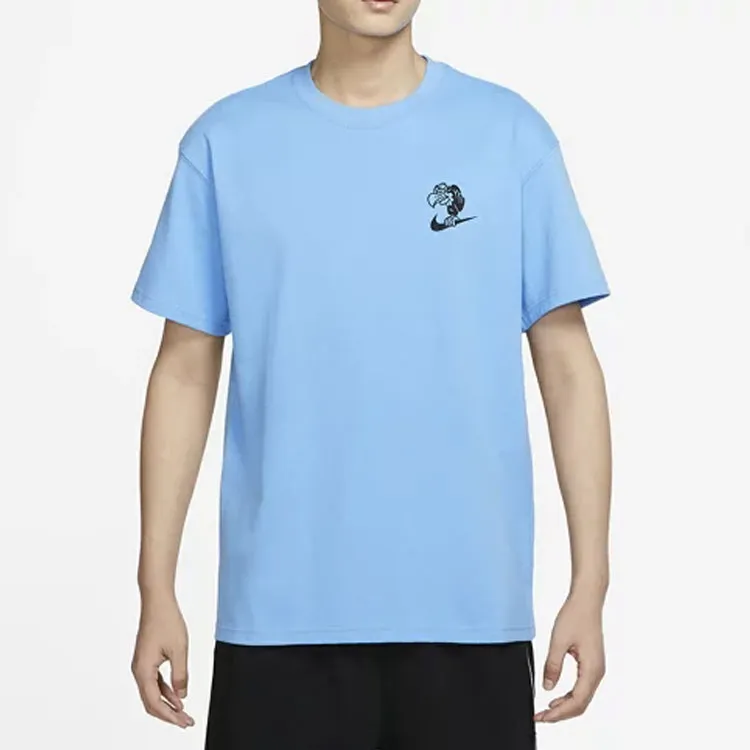 Nike T Shirts Men Blue-2