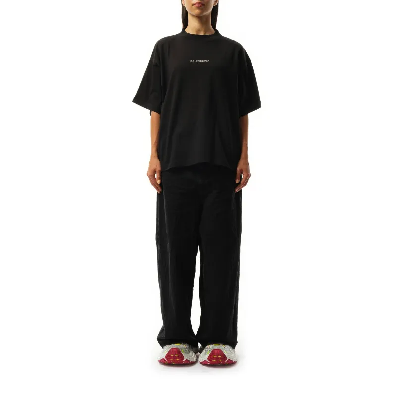 Balenciaga Rhinestone-logo T-shirt-1