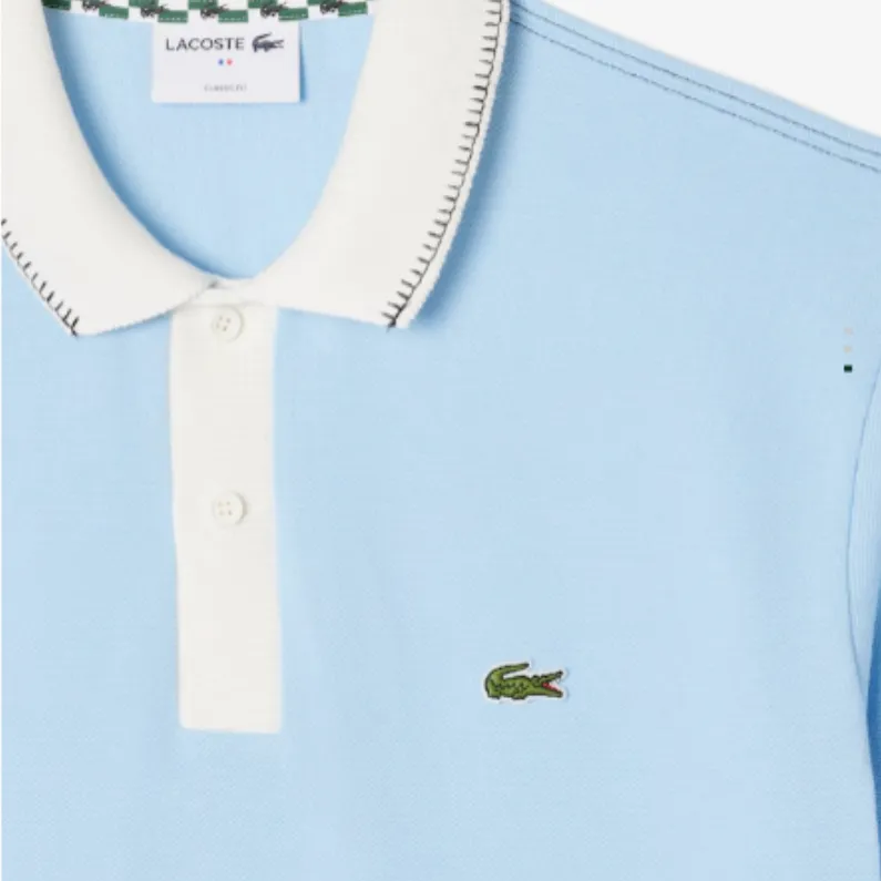 LACOSTE Polo Shirt Men's Light Blue-4