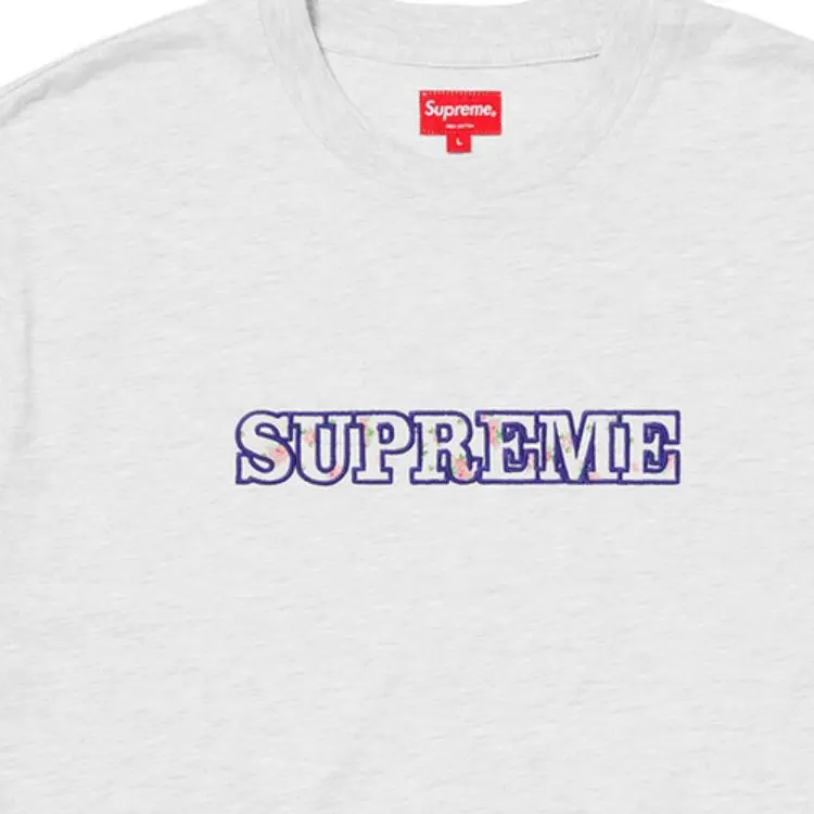 Supreme Floral Logo Tee-2