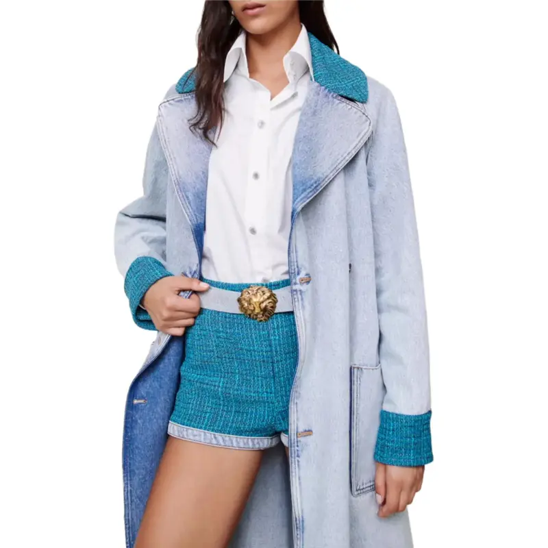 CHANEL 22P Casual Shorts Women's Peacock Blue-2