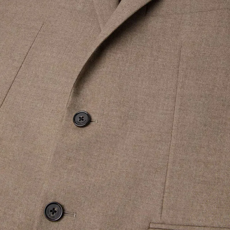 Loro Piana Business Suits Men's Steel Brown-5