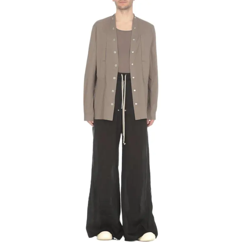 RICK OWENS Wide Bela Pants-4