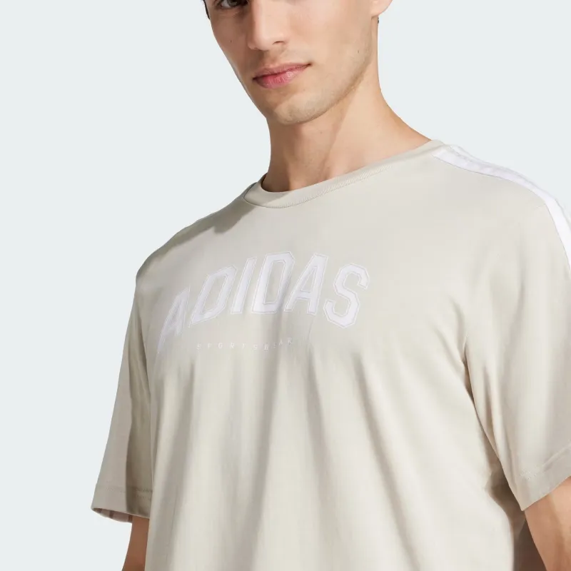 Adidas T Shirt Unisex Light Umber-4
