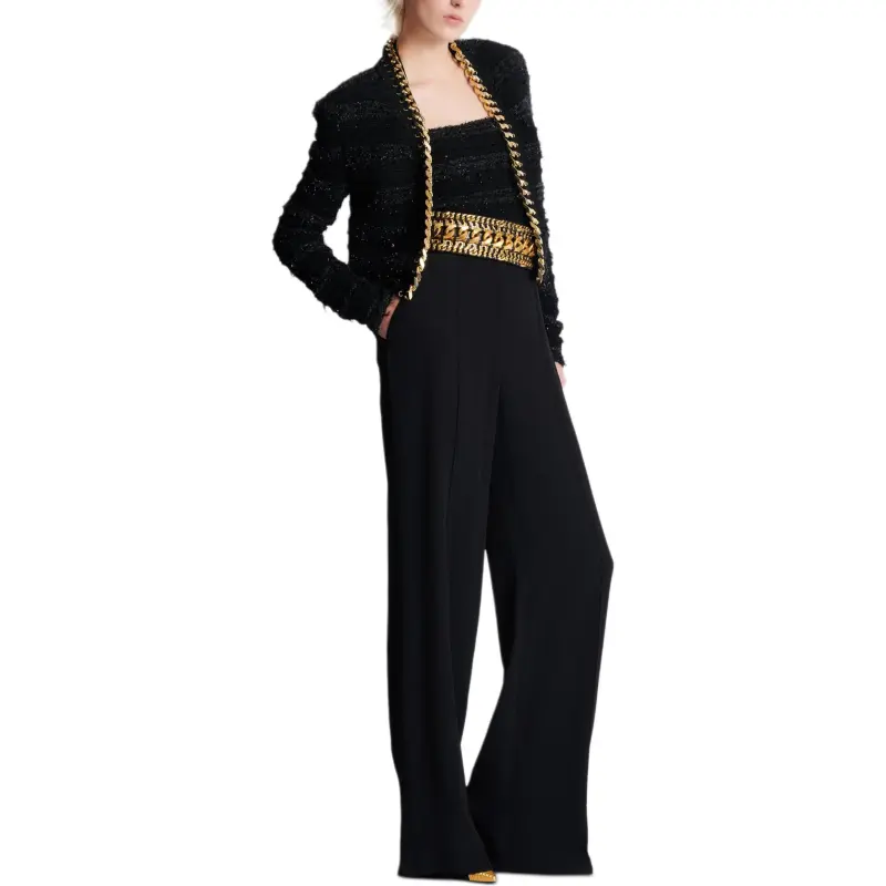 BALMAIN Chain detailing Jacket-5
