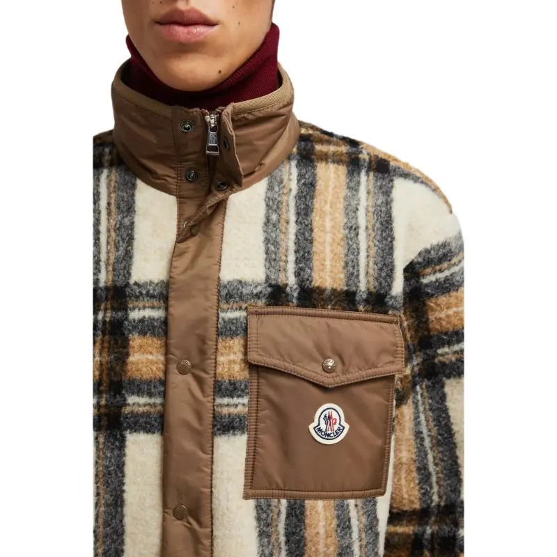 Moncler Checkered Logo Patch Jacket-2