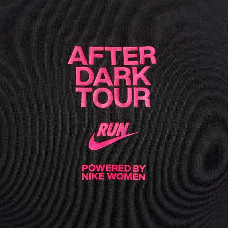 Nike After Dark Tour Women's Slim Short Sleeve Cropped T Shirt-4
