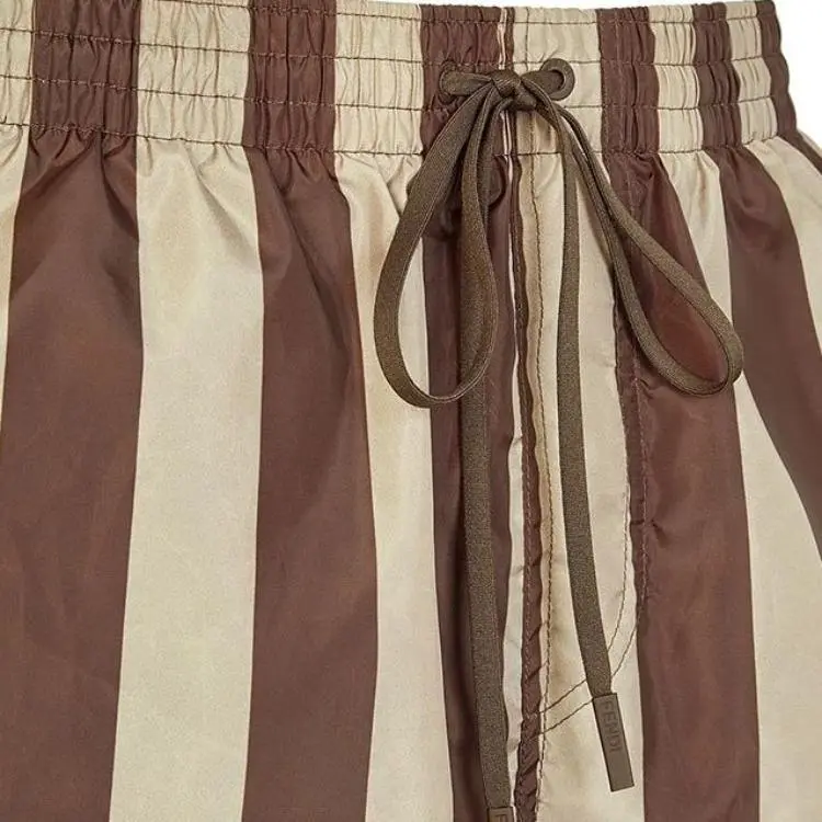 FENDI Pequin Stripe Swim Short-2