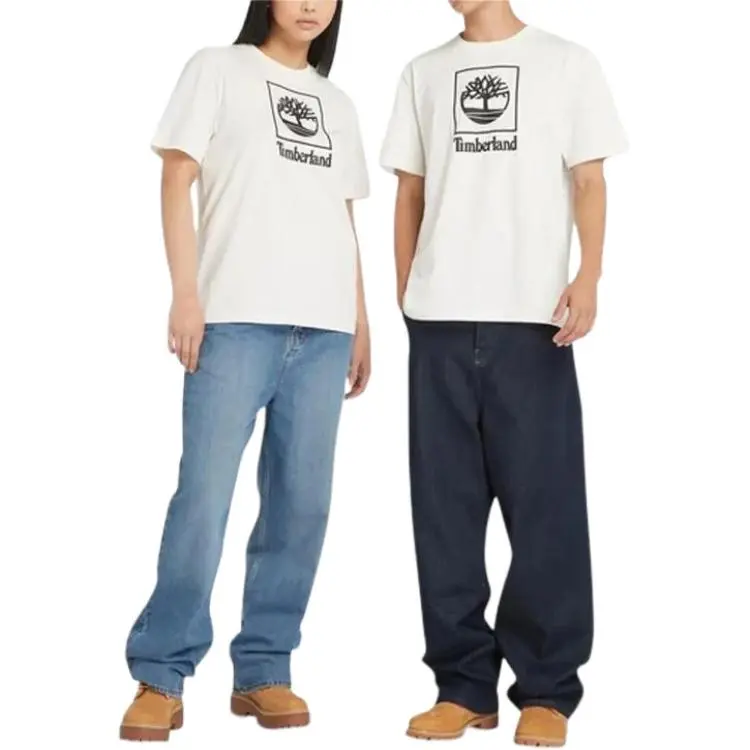 Timberland SS24 T Shirt Unisex Vintage White-4