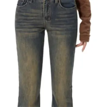 YINLEI Jeans Women's Vintage Blue