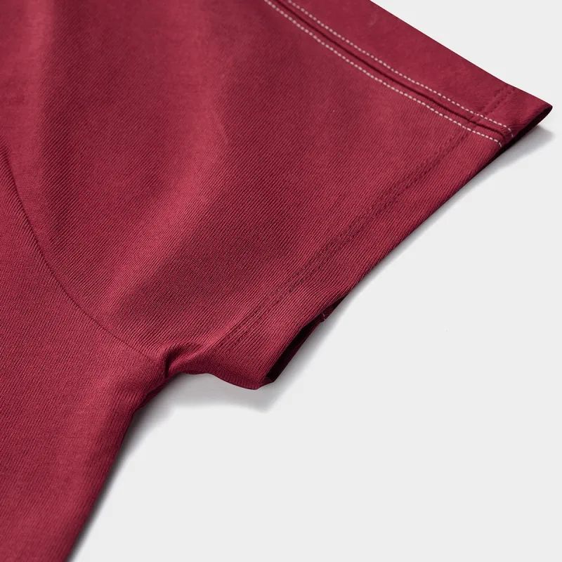 FILA FUSION WORKWEARFILA FUSION X T Shirt Women's Dark Umber Burgundy-3