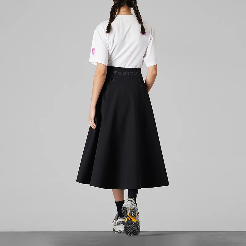 THE NORTH FACE UE Series Casual Long Skirt Women's Cosmic Black-4