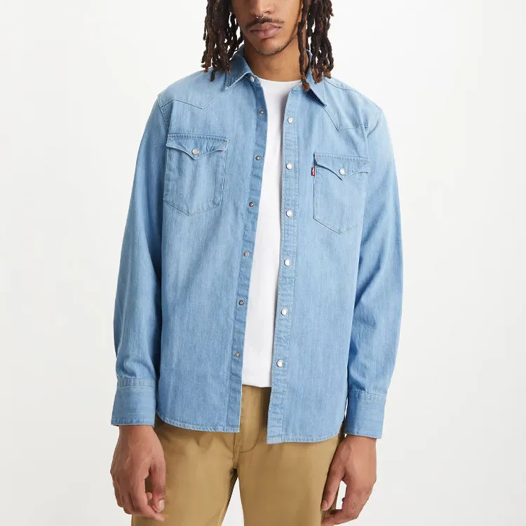 Levis Barstow Denim Western Shirt-2