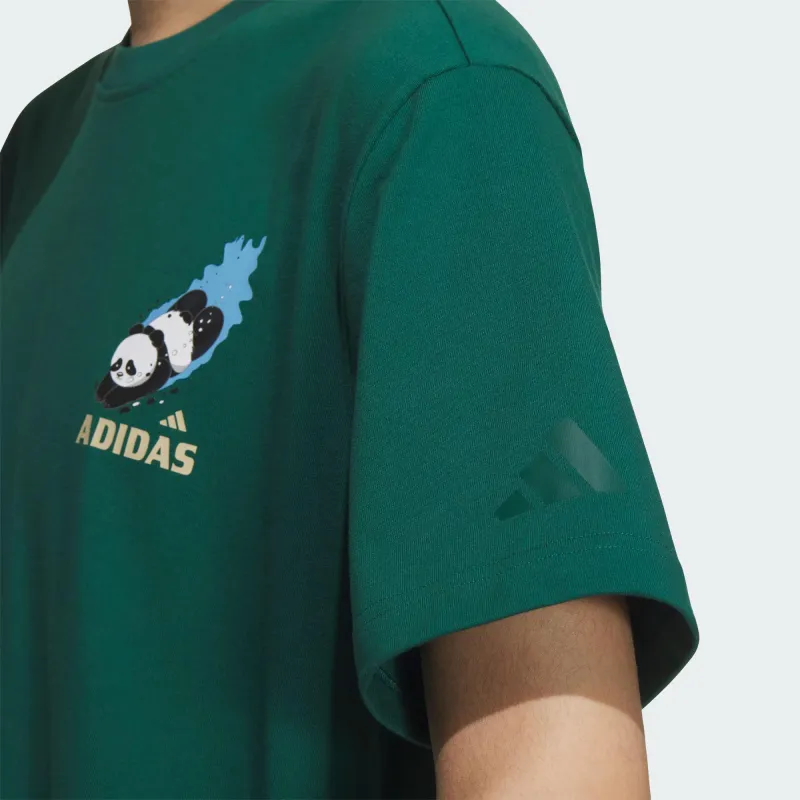 Adidas T Shirt Men's Forest Green-4