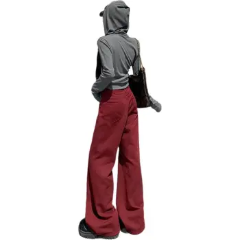 Wen Shan Jeans Women's Ancora Red