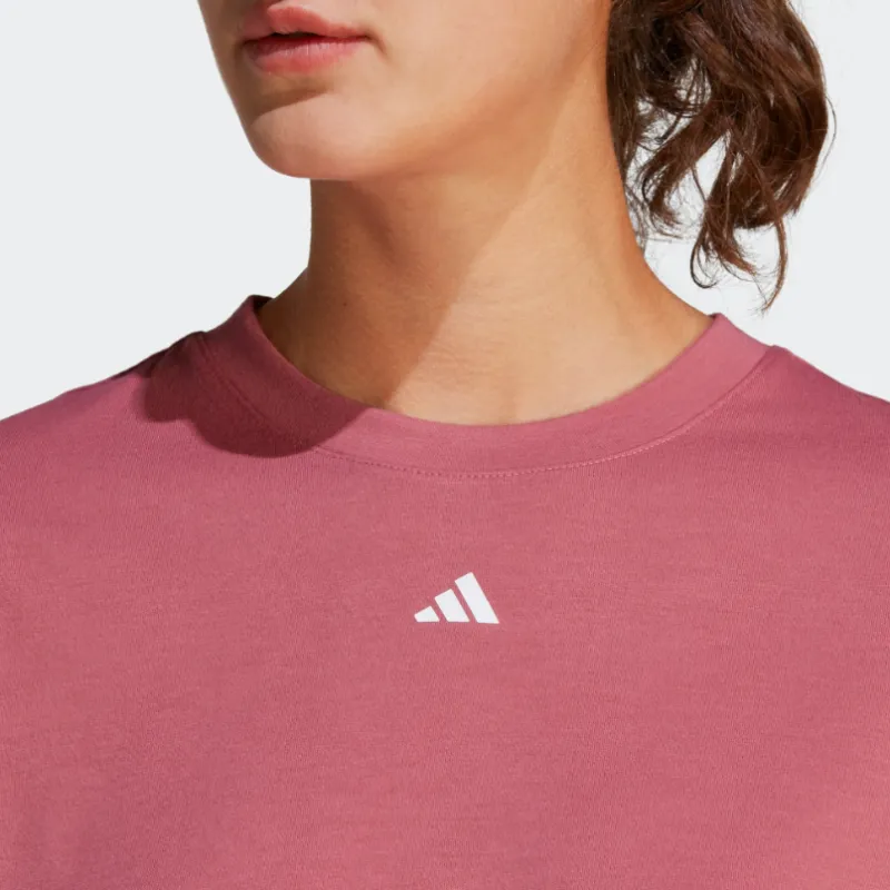 Adidas Crop Tops Women's Stratum Pink-3
