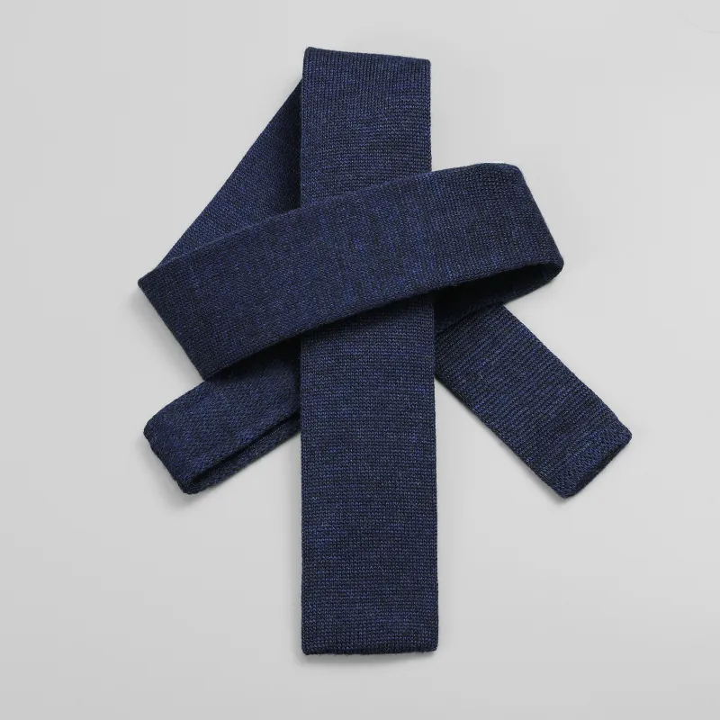 GOLDLION Sheep Wool Ties Men's Medium Blue-11