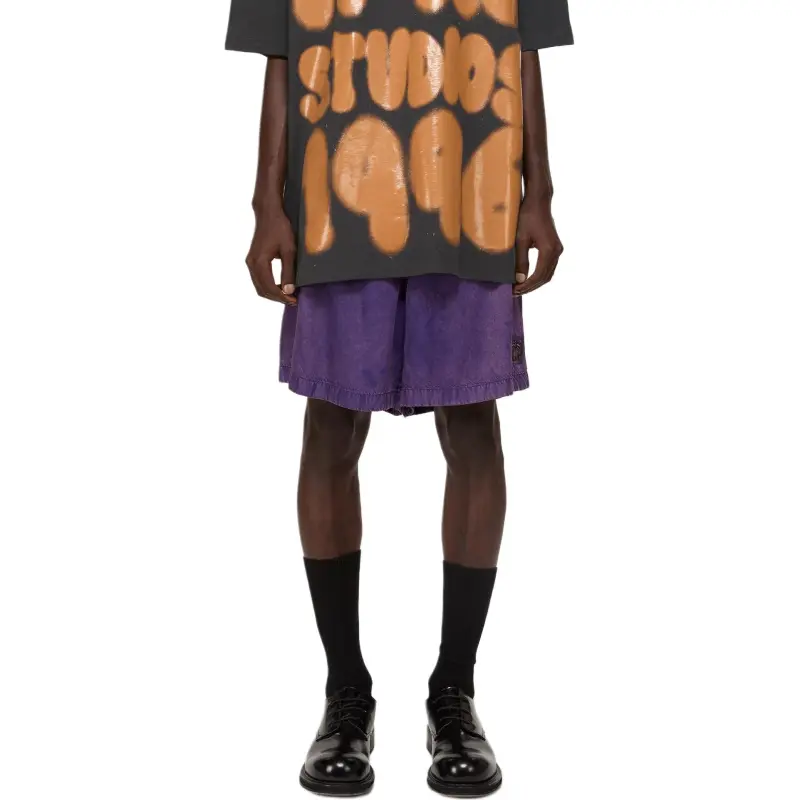 Acne Studios Logo patch Swim Shorts-2