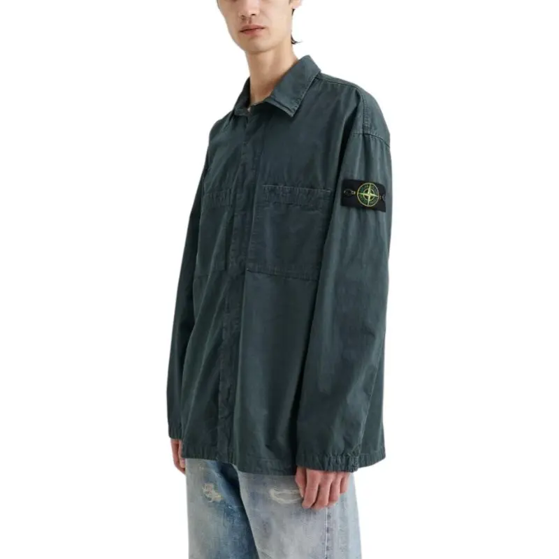 STONE ISLAND FW23 Shirt Men's Lead Gray-3