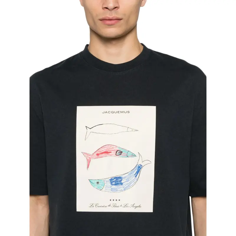 Jacquemus Postcard Printed T Shirt-3