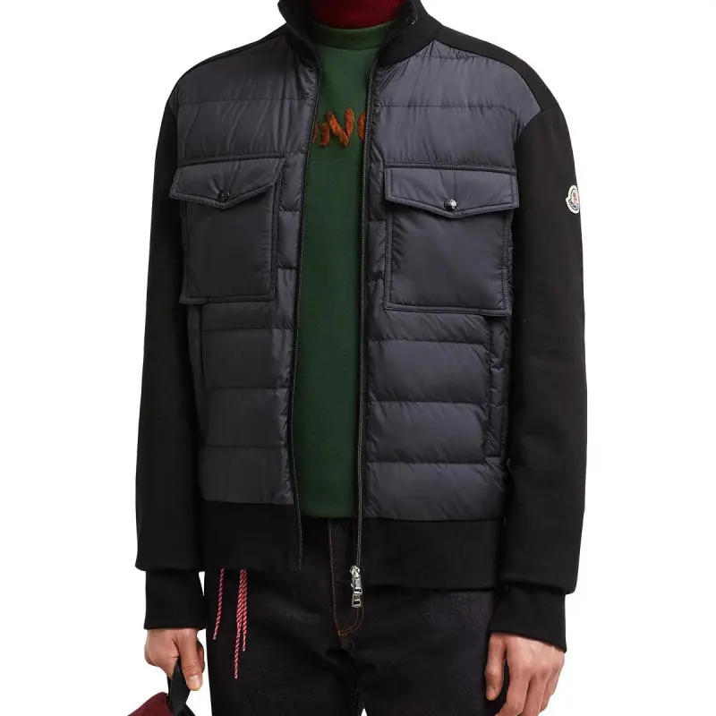 Moncler Panelled Zip Up Padded Jacket-5