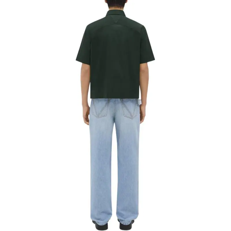 Bottega Veneta SS23 Shirt Men's Dark Green-3