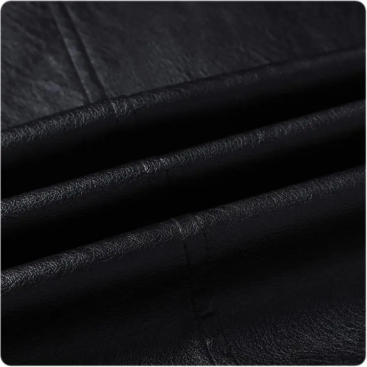 PIERRE CARDIN Leather Jacket Men's Black-3